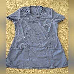 Cherokee Infinity Ceil Blue Scrub Top